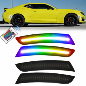 Luces LED Laterales para Chevrolet Camaro 2010–2023 con Control Remoto