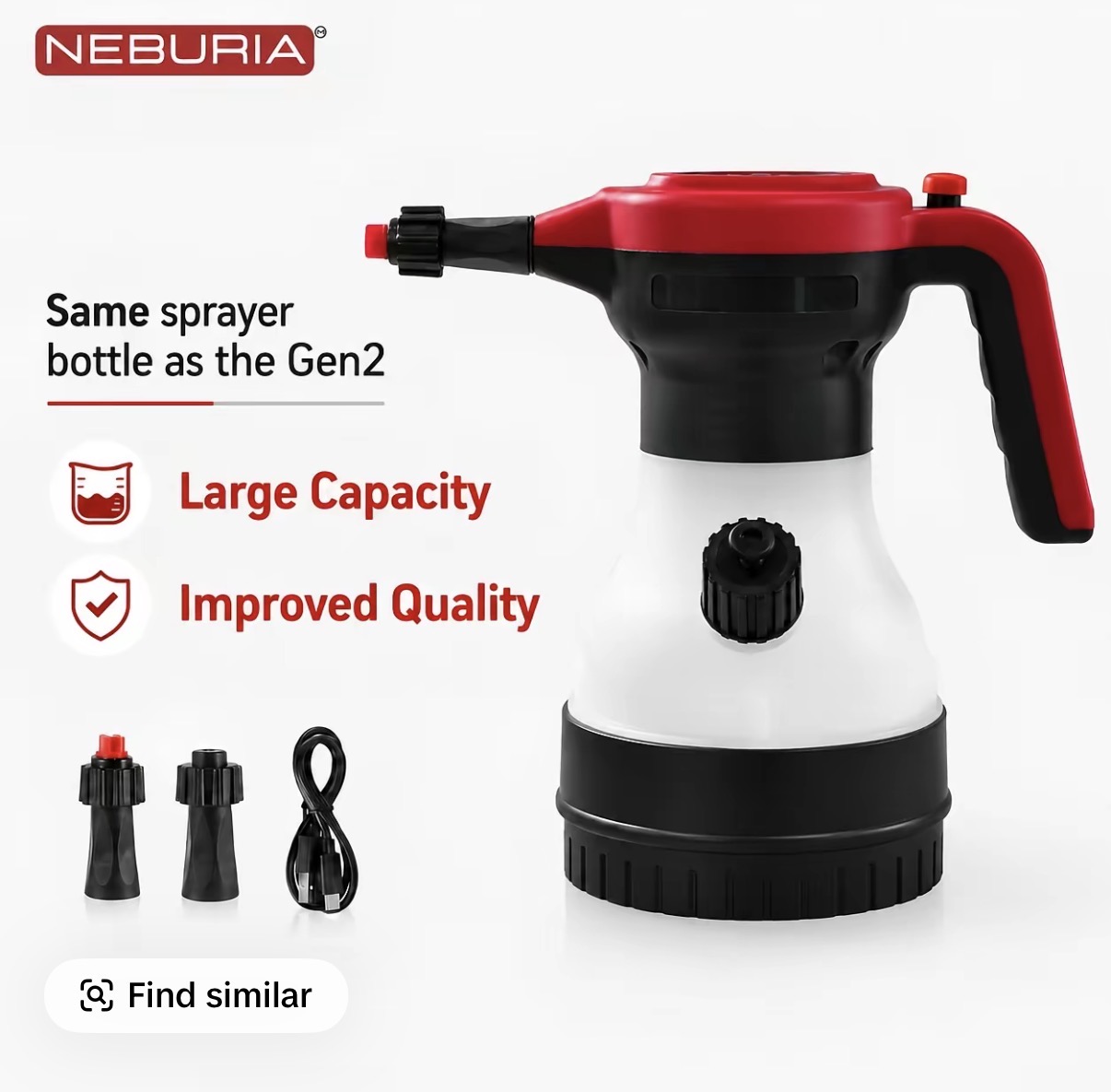 Rociador de Espuma Eléctrico NEBURIA