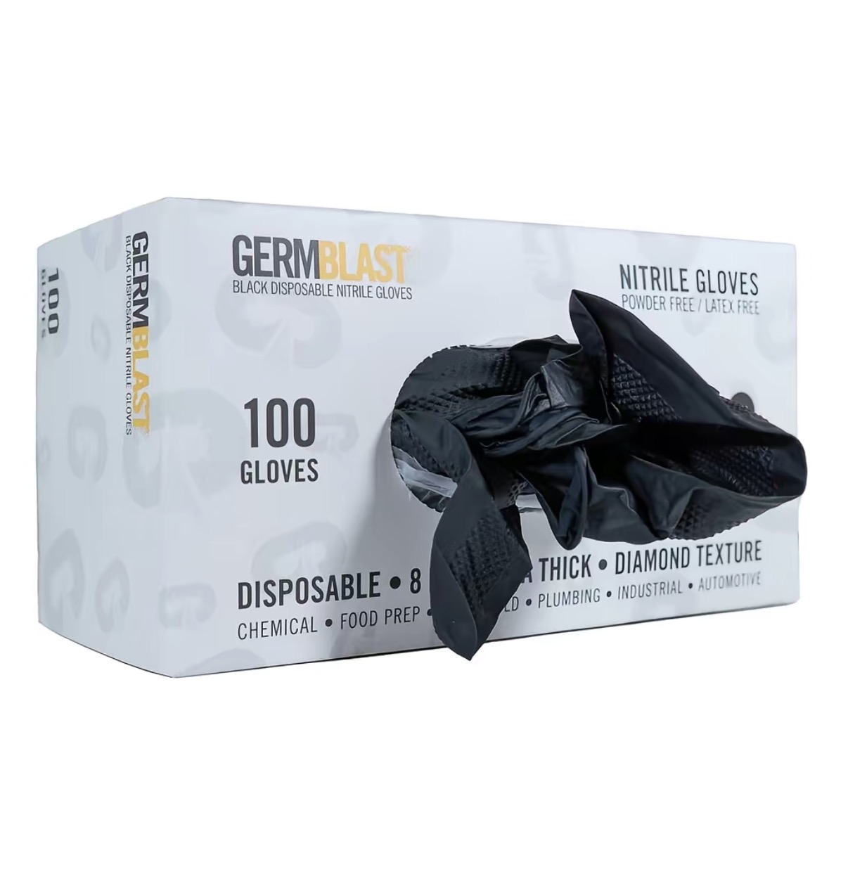 Guantes de Nitrilo Negros Extra Gruesos - Imagen 5